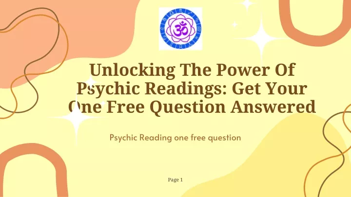 unlocking the power of psychic readings get your