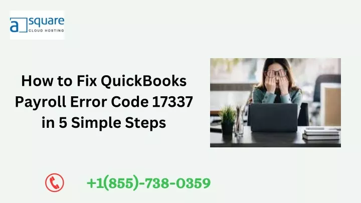 how to fix quickbooks payroll error code 17337