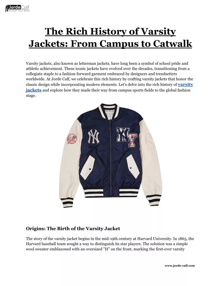 the rich history of varsity jackets from campus