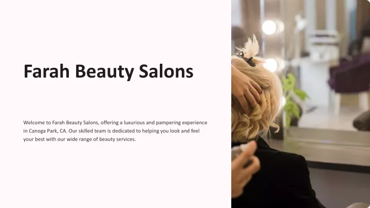 farah beauty salons