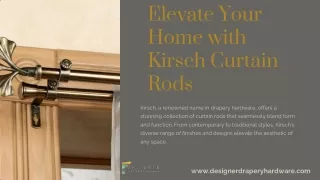 Transform Your Space with Stylish Kirsch Curtain Rods