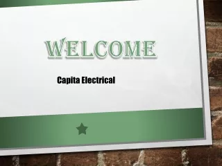 The Best Electrician in Massey - Capita Electrical