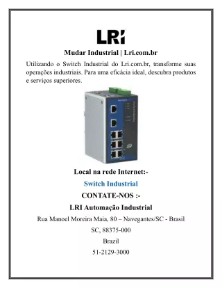 Mudar Industrial Lri.com.br