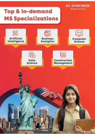 Top in demand MS Courses in USA