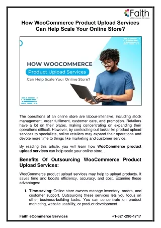 How WooCommerce Product Upload Services Can Help Scale Your Online Store