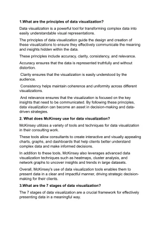 1 what are the principles of data visualization
