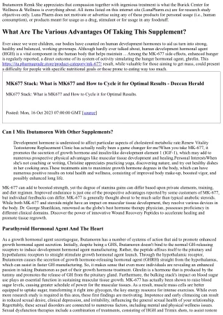 Mk 677 Ibutamoren Guide 2023: Advantages, Outcomes, Side Effects