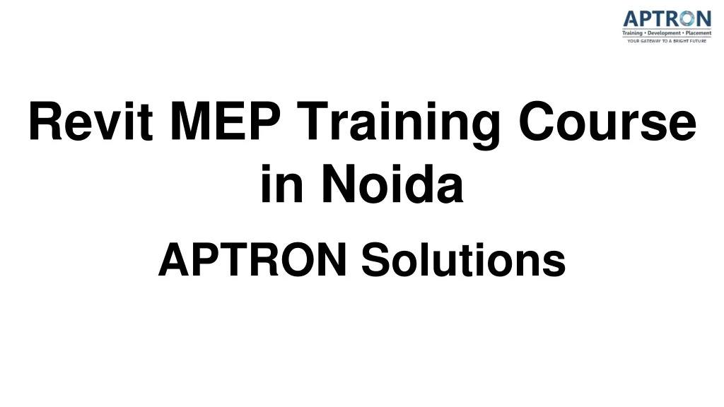 PPT - Revit MEP Training Course in Noida PowerPoint Presentation, free ...