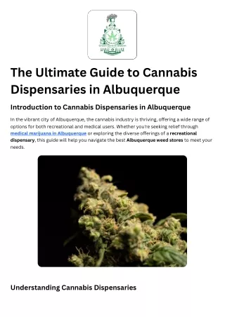 Medical marijuana Albuquerque