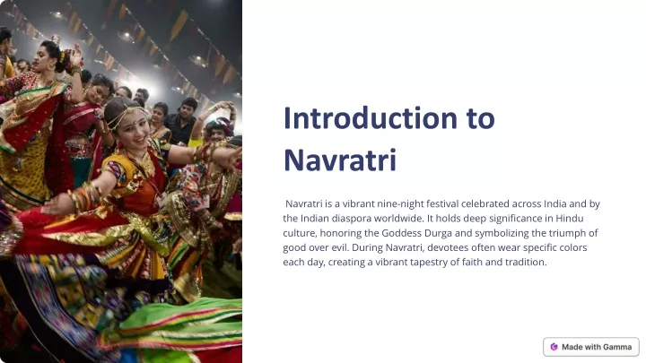 introduction to navratri