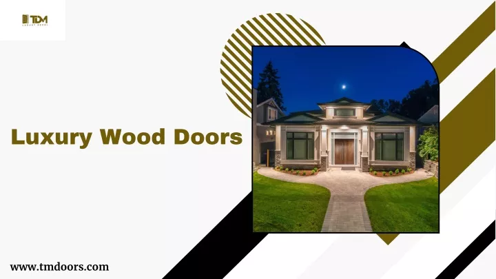 luxury wood doors