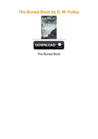 The Buried Book by D. M. Pulley