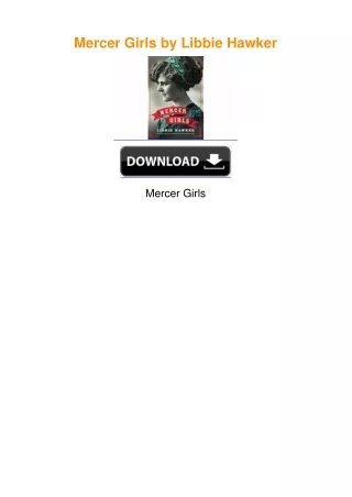 Mercer Girls by Libbie Hawker