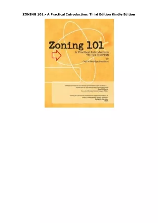 PDF ZONING 101:- A Practical Introduction: Third Edition Kindle Edition