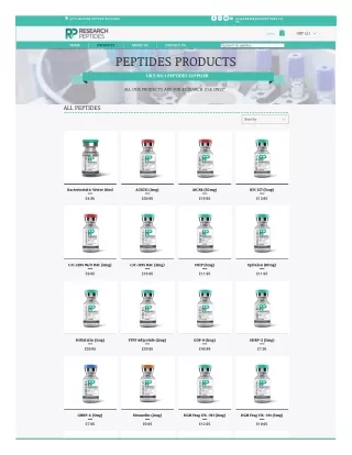 Research peptides