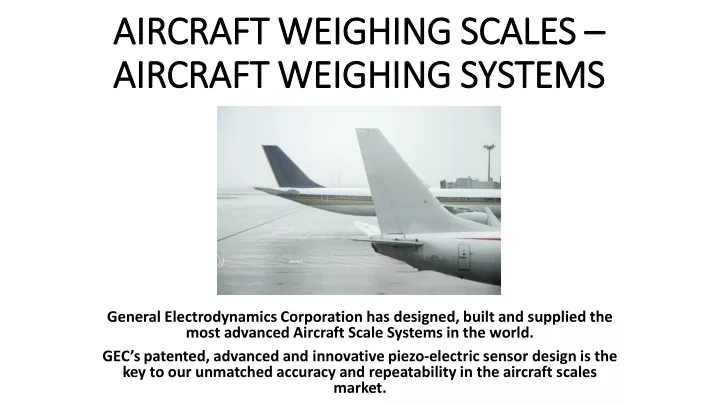 aircraft weighing scales aircraft weighing scales