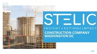 construction company washington dc