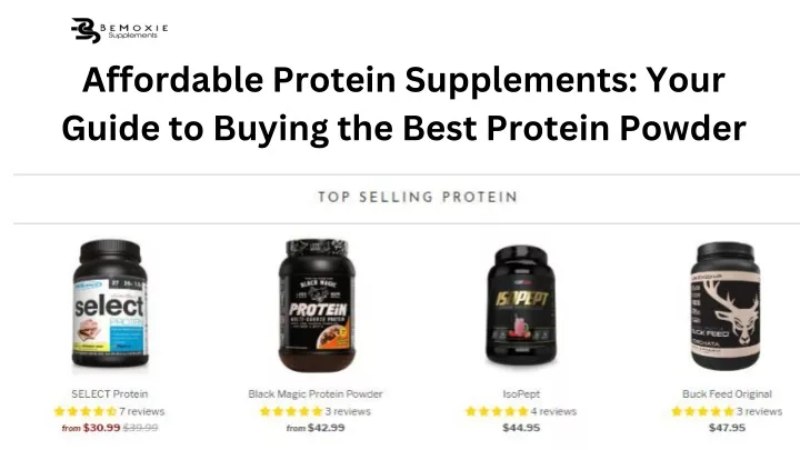 affordable protein supplements your guide