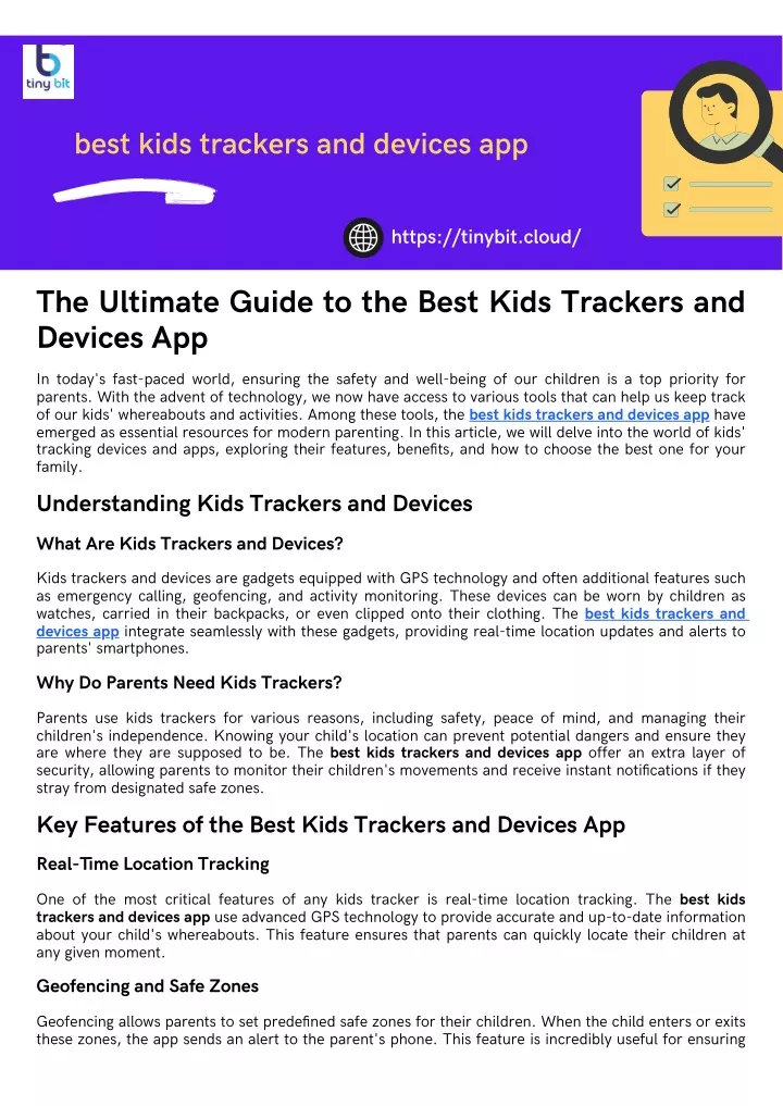 best kids trackers and devices app