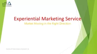 Experiential Marketing Service Market