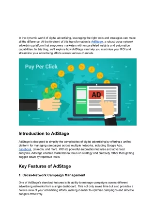 Maximizing ROI with AdStage A Comprehensive Guide