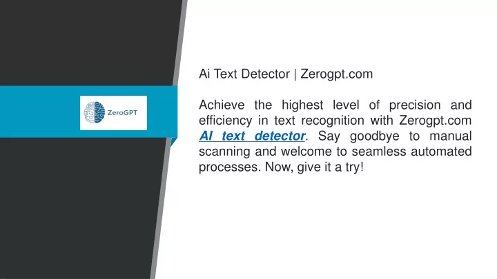 ai text detector zerogpt com achieve the highest