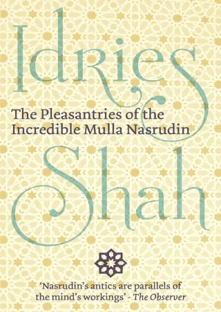 read_ The Pleasantries of the Incredible Mulla Nasrudin