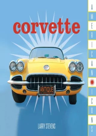 read pdf American Icons: Corvette