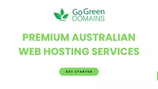 Go Green Domains: Eco-Friendly Australian Web Hosting for Your Business