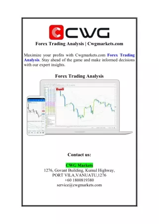 forex trading analysis cwgmarkets com