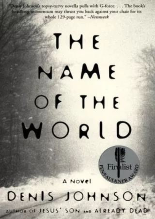 ⚡read❤ The Name of the World: A Novel