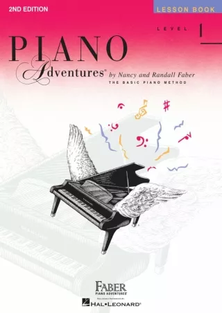 ❤read⚡ Piano Adventures - Lesson Book - Level 1