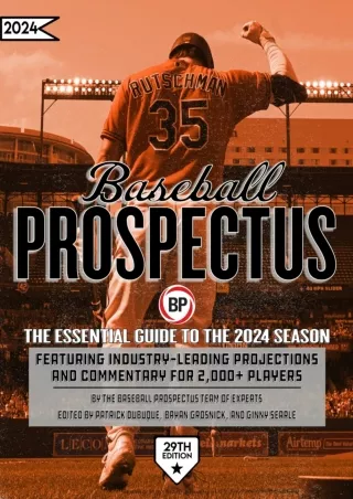 read pdf Baseball Prospectus 2024