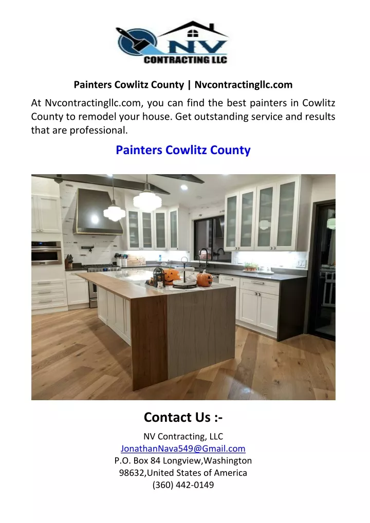 painters cowlitz county nvcontractingllc com