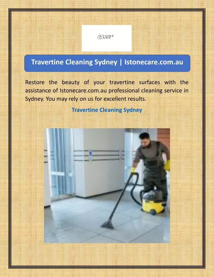 travertine cleaning sydney istonecare com au