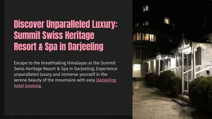 discover unparalleled luxury summit swiss