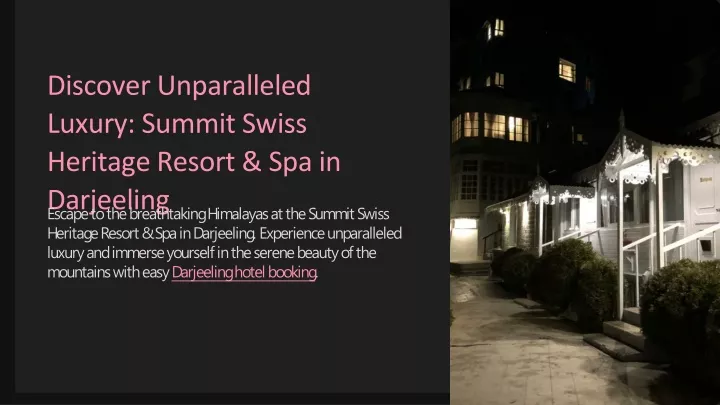 discover unparalleled luxury summit swiss