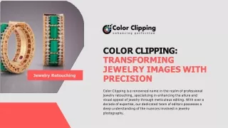 Jewelry Photography with Color Clipping's High-End Retouching