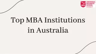 Mba Course fees in Australia - Mba Courses in Australia for International Studen