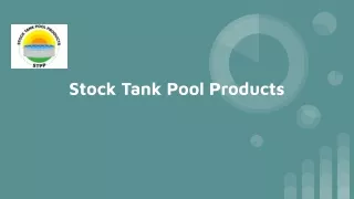 Stock Tank Pool Products