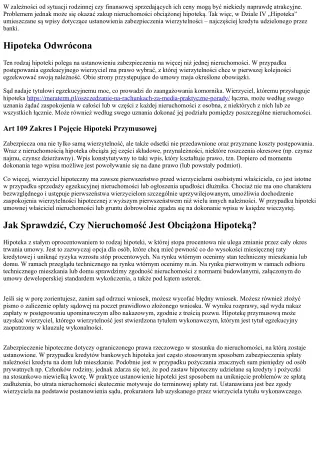 Hipoteka: Co To Jest I Jak Wiąże Się Z Kredytem Hipotecznym?