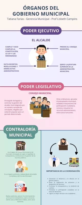 Infografia Organos del Gobierno Municipal