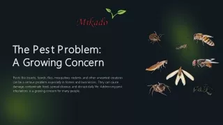 pest problem mikado india