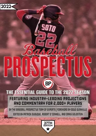 ⚡pdf✔ Baseball Prospectus 2022