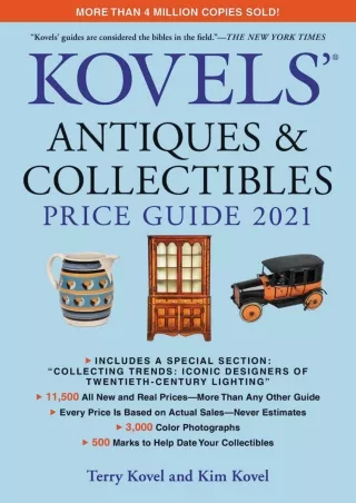 ✔pdf⚡  Kovels' Antiques and Collectibles Price Guide 2021 (Kovels' Antiques &