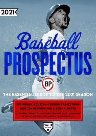 ❤read⚡ Baseball Prospectus 2021