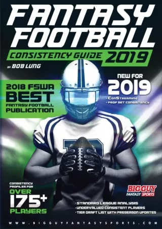 ⚡read❤ 2019 Fantasy Football Consistency Guide