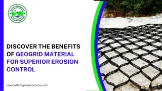 Discover the Benefits of Geogrid Material for Superior Erosion Control