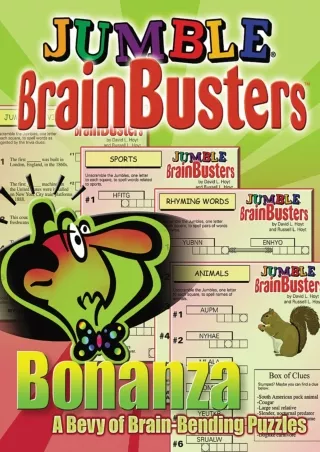 read_ Jumble Brainbusters Bonanza: A Bevy of Brain-bending Puzzles (Jumbles)