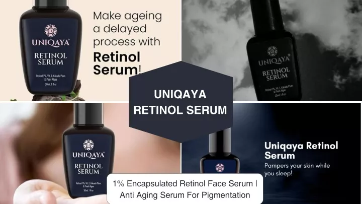 uniqaya retinol serum